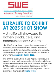 Ultralife Corporation to exhibit at 2025 SHOT Show